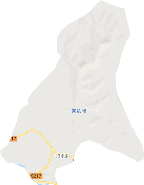 拖坝乡电子地图
