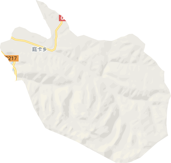 庭卡乡电子地图