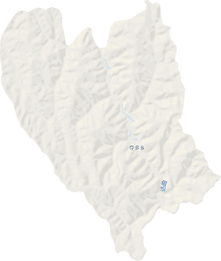 夺多乡电子地图