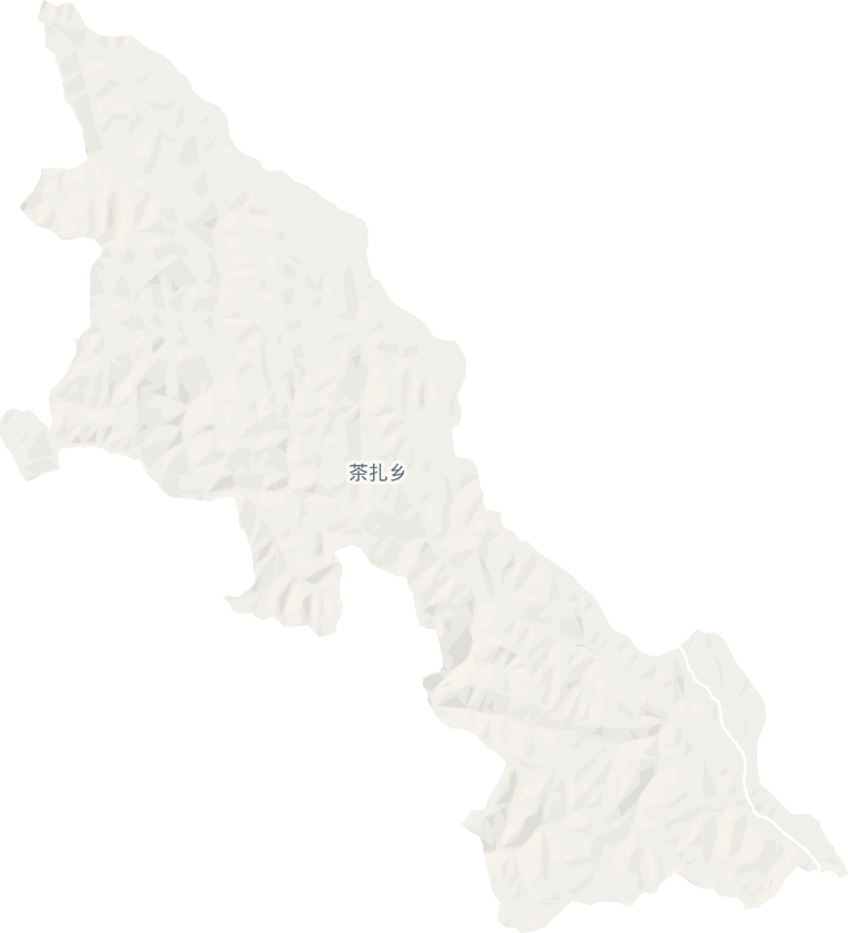 茶扎乡电子地图