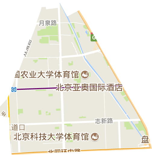 学院路街道电子地图