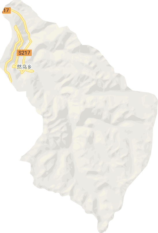 然乌乡电子地图