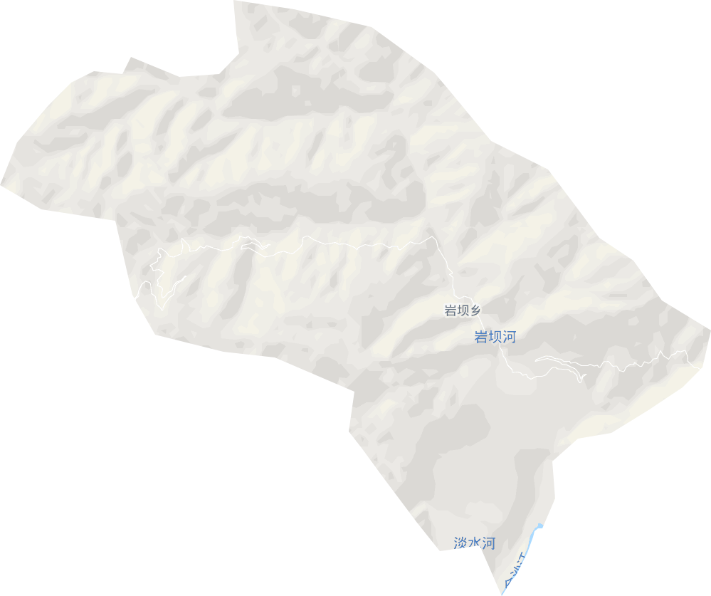 岩坝乡电子地图