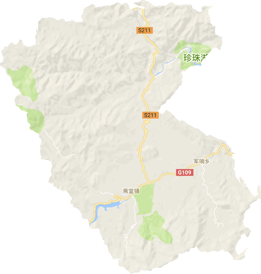 斋堂镇电子地图