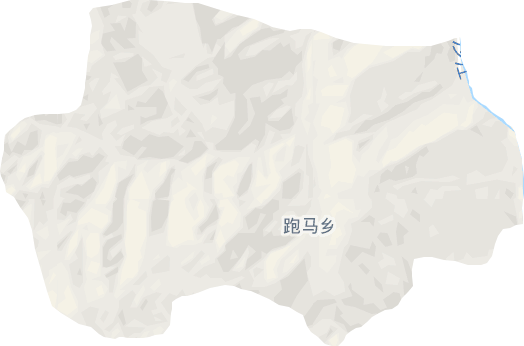 跑马乡电子地图