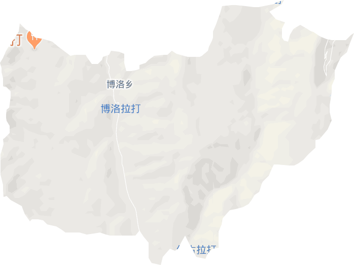 博洛乡电子地图