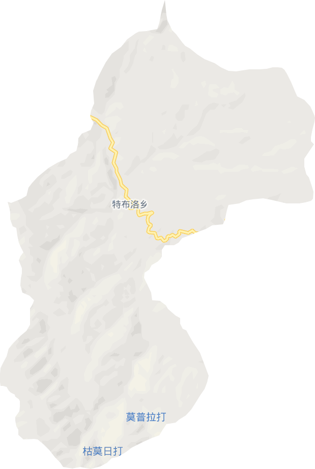 特布洛乡电子地图