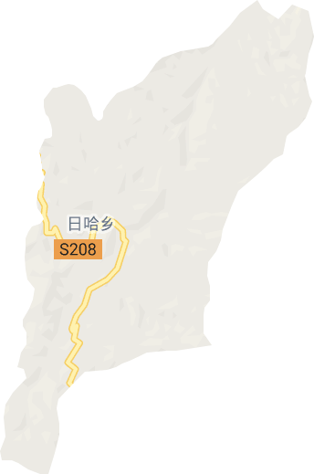 日哈乡电子地图