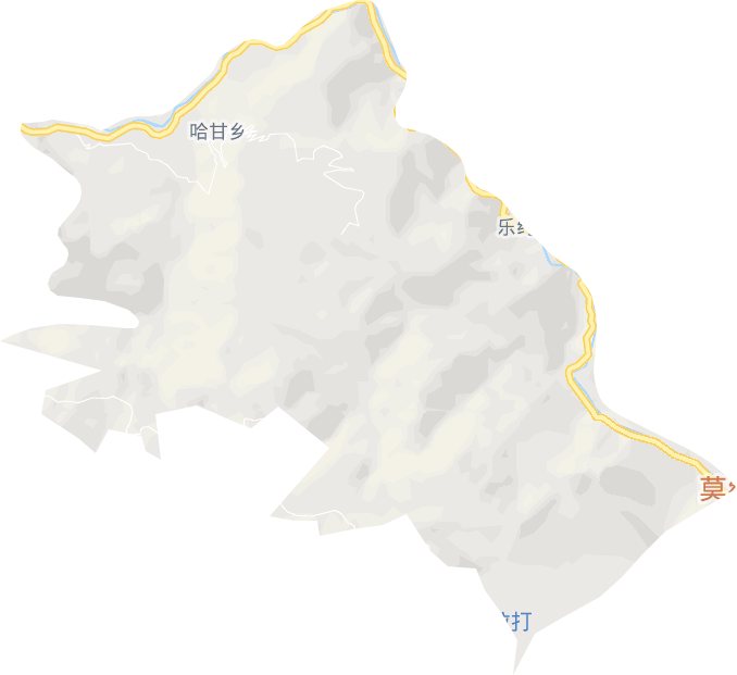 哈甘乡电子地图