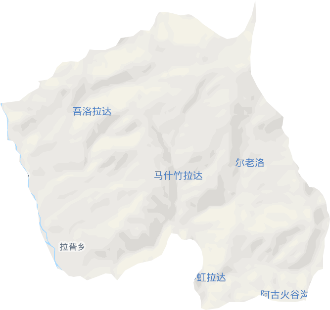 拉普乡电子地图