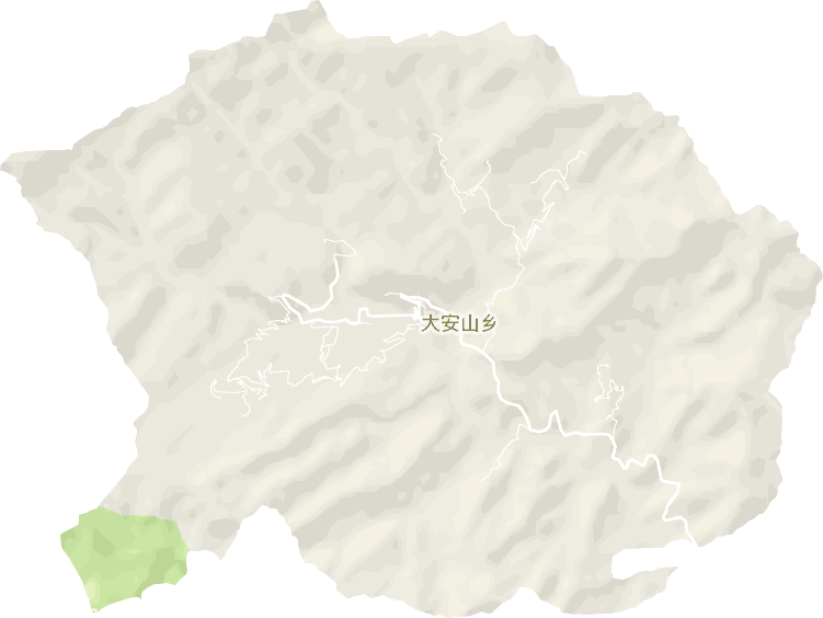 大安山乡电子地图