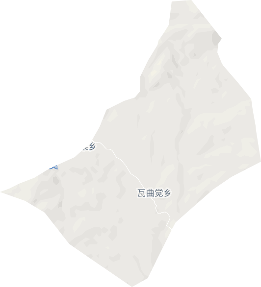 瓦曲觉乡电子地图