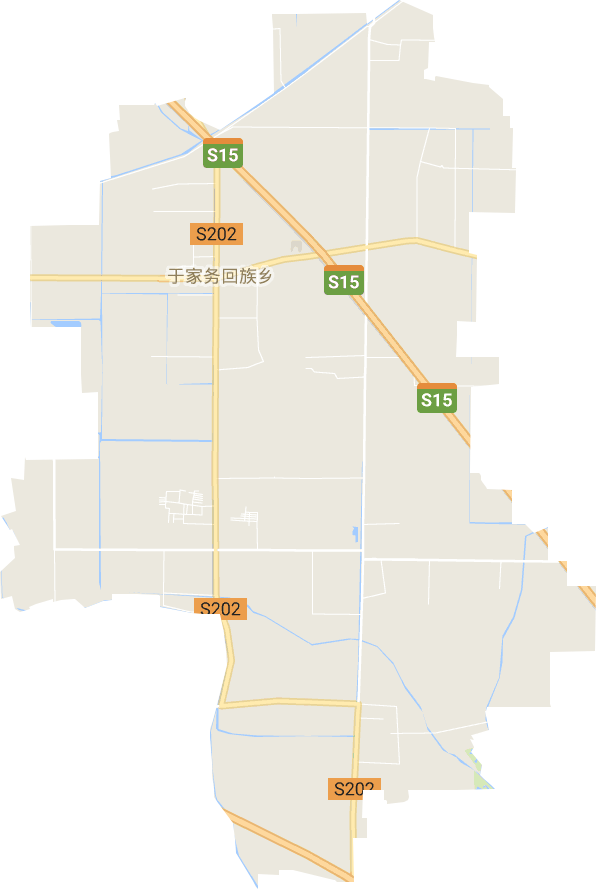 于家务回族乡电子地图