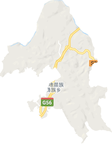 董地苗族彝族乡电子地图