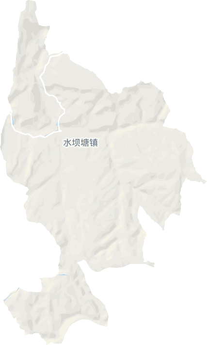 水坝塘镇电子地图