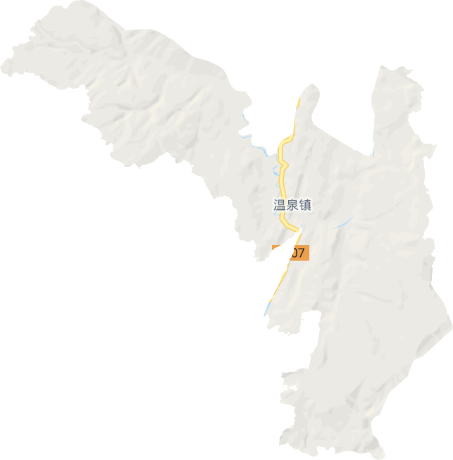 温泉镇电子地图