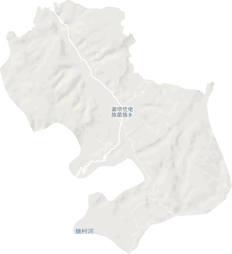 谢坝仡佬族苗族乡电子地图