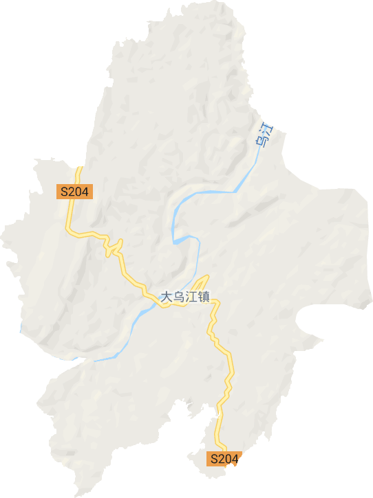 大乌江镇电子地图