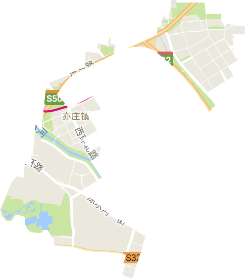 亦庄地区办事处电子地图