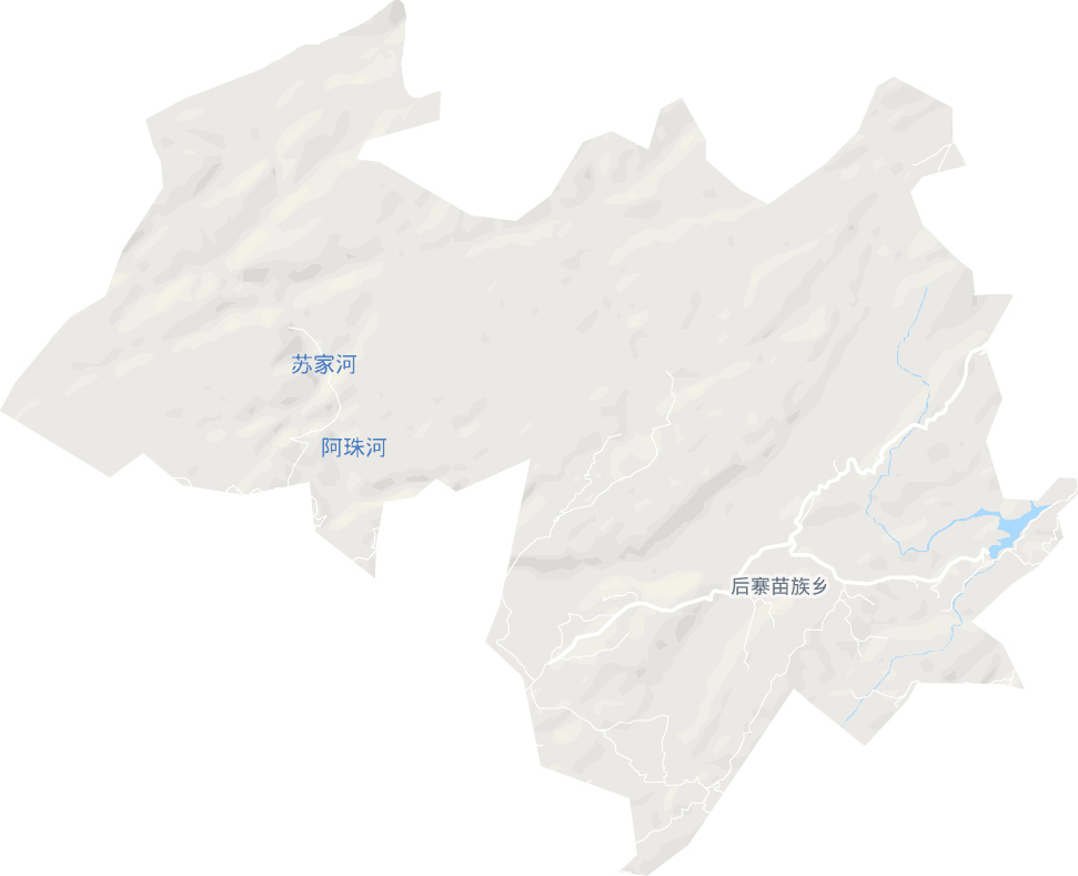 后寨乡电子地图