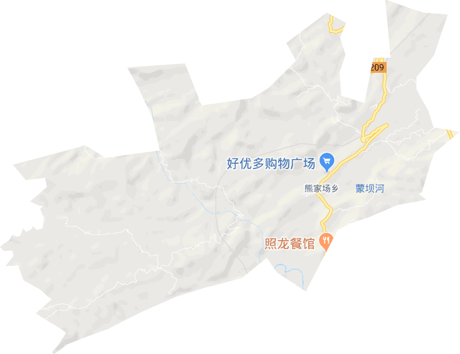 熊家场乡电子地图