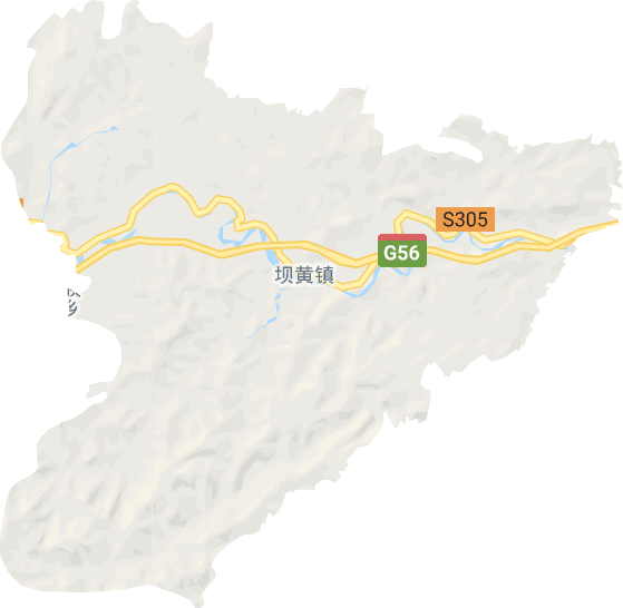 坝黄镇电子地图