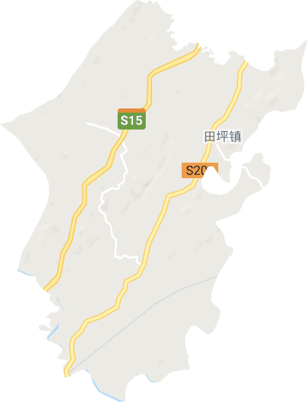 田坪镇电子地图