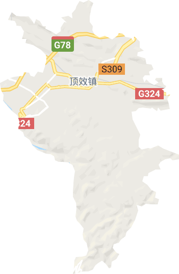 顶效镇电子地图