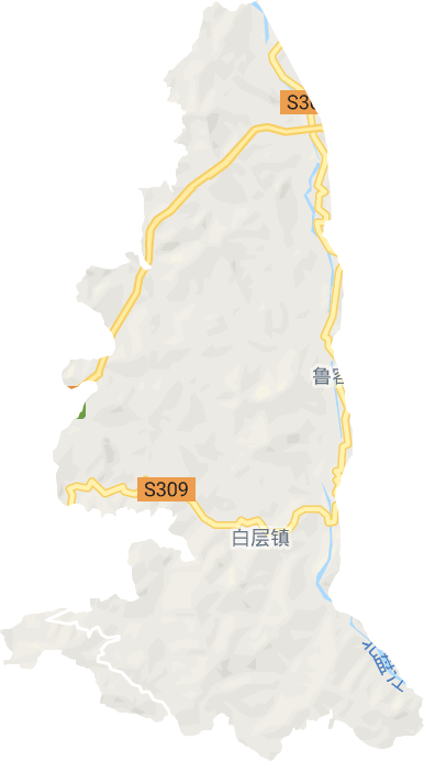 白层镇电子地图