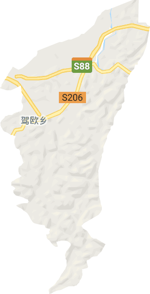 驾欧乡电子地图