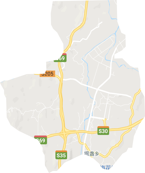 银盏乡电子地图