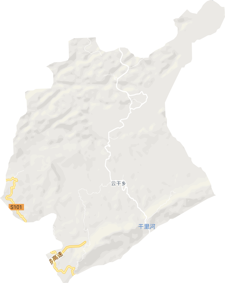 云干乡电子地图