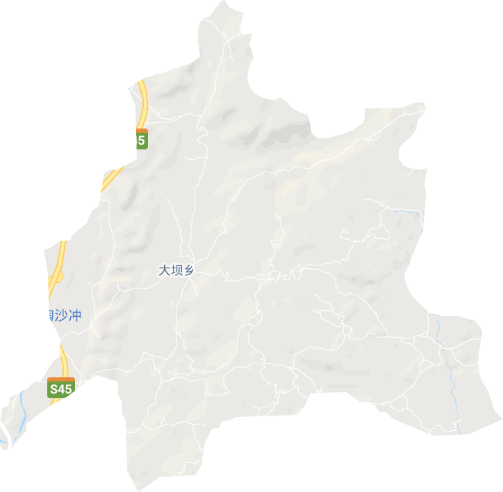 大坝乡电子地图
