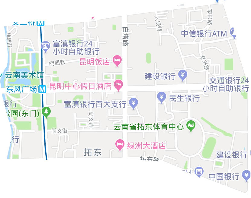 拓东街道电子地图