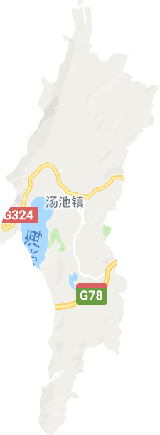 汤池街道电子地图