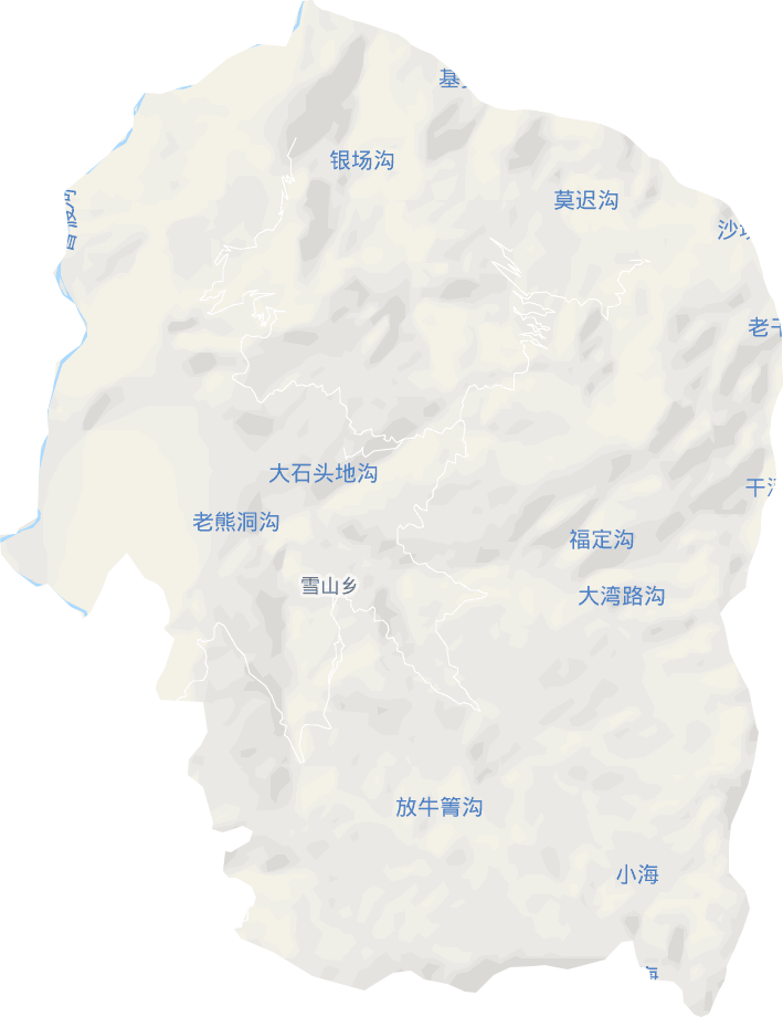 雪山乡电子地图