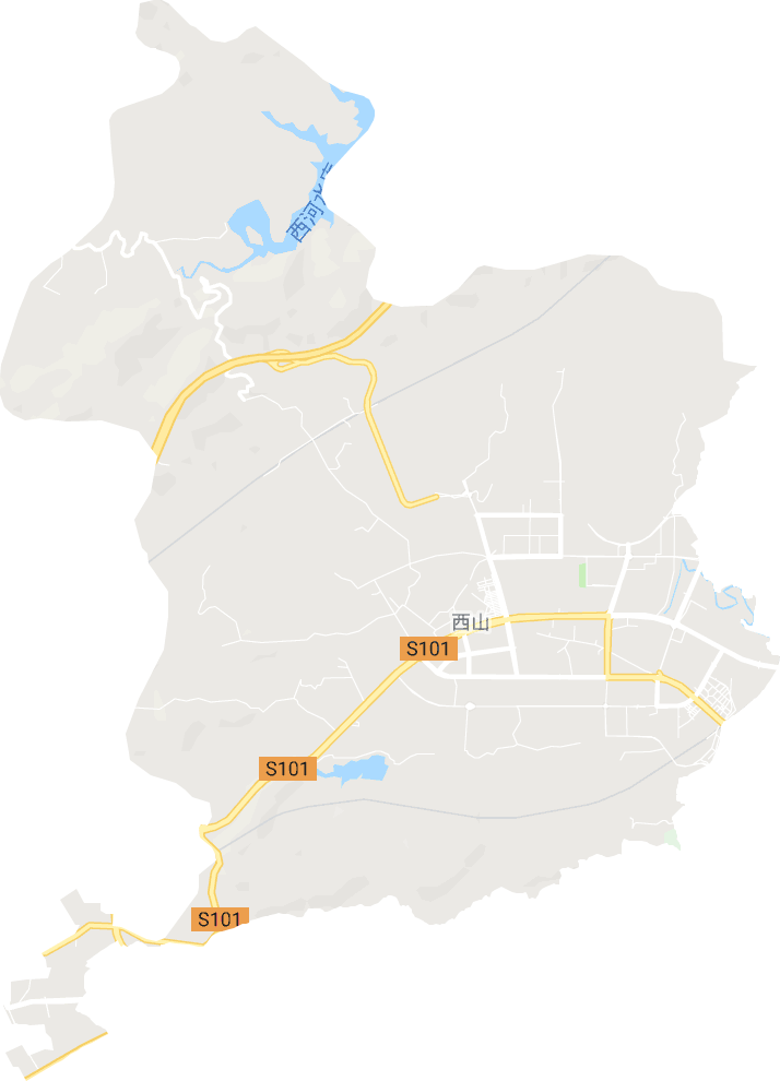 西城街道电子地图