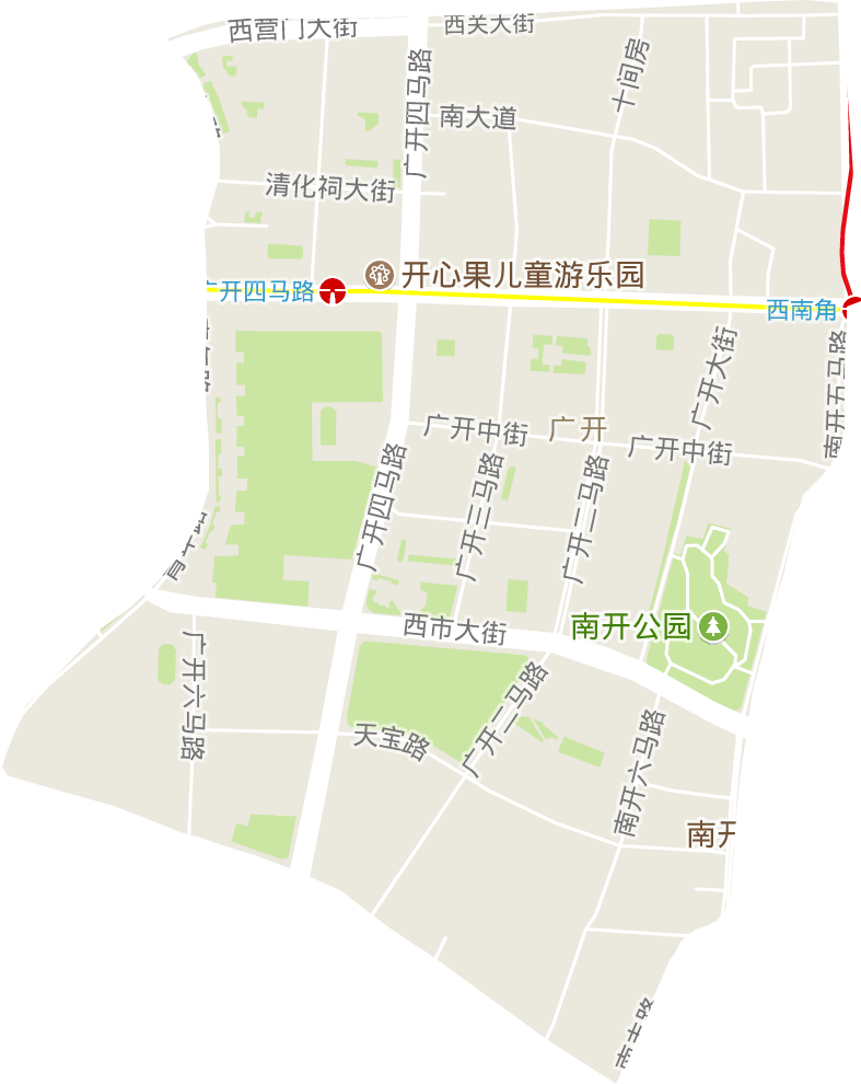 广开街道电子地图