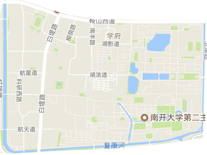 学府街道电子地图