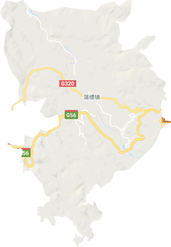 蒲缥镇电子地图