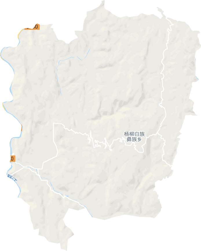 杨柳白族彝族乡电子地图