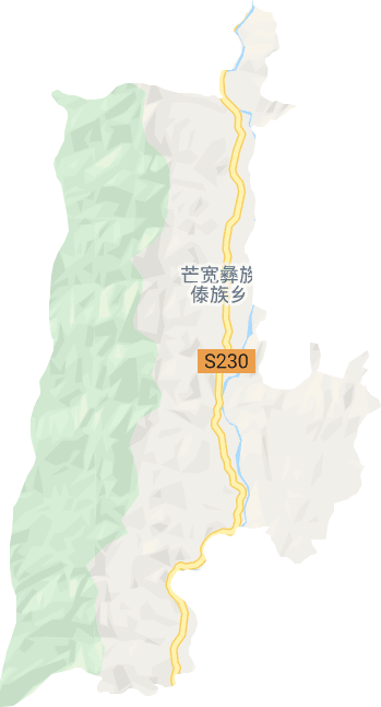 芒宽彝族傣族乡电子地图