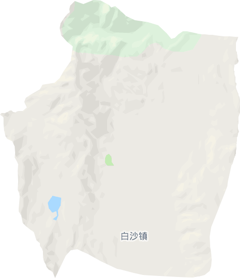 白沙镇电子地图