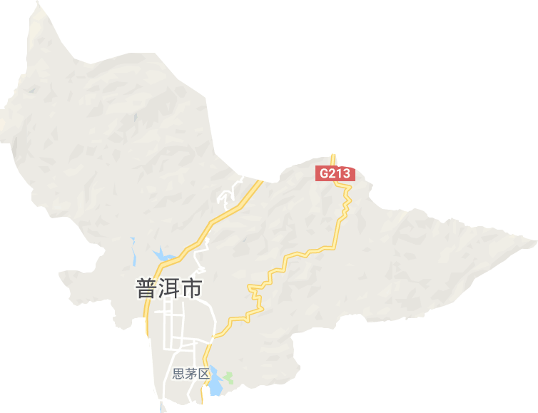 思茅镇电子地图