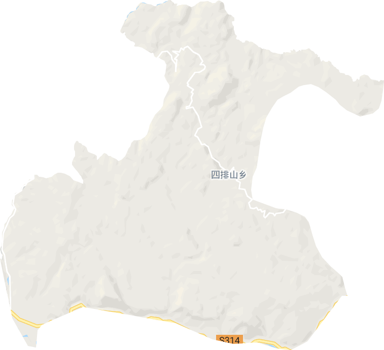 四排山乡电子地图