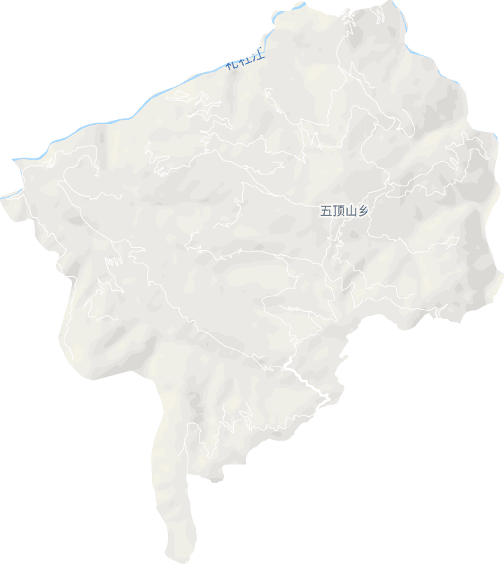五顶山乡电子地图