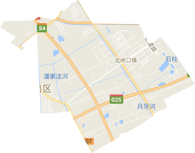 北闸口镇电子地图