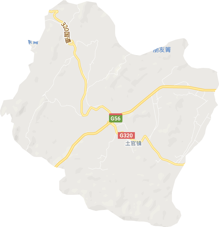 土官镇电子地图