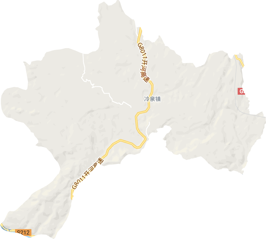冷泉镇电子地图