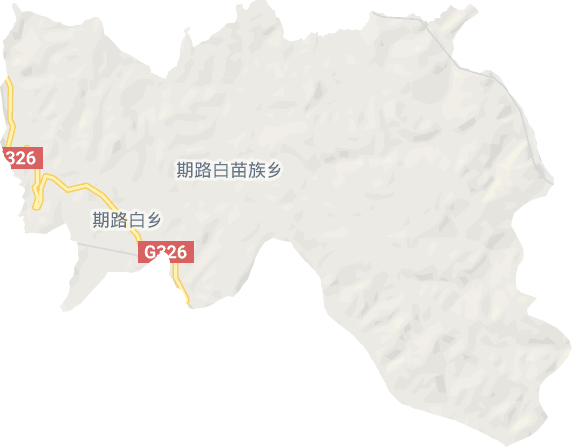 期路白苗族乡电子地图